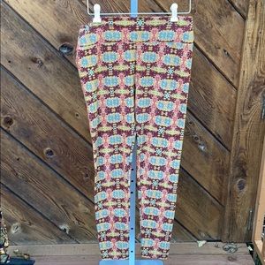 Lularoe OS 86 Multicolored Leggings